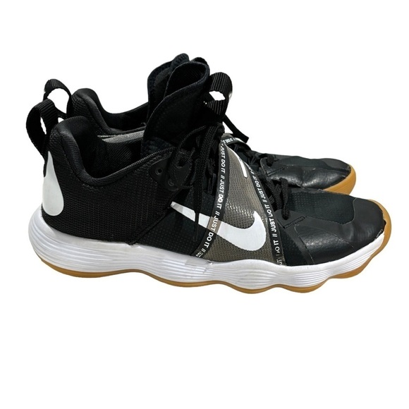 Nike Womens React Hyperset Women's Volleyball Shoe black white size 9.5 - Picture 1 of 9